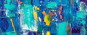 Preview wallpaper paint, canvas, brushstrokes, abstract, color, oil paint