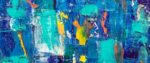 Preview wallpaper paint, canvas, brushstrokes, abstract, color, oil paint