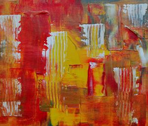 Preview wallpaper paint, canvas, colorful, abstraction, red