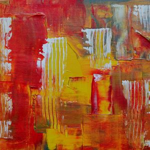 Preview wallpaper paint, canvas, colorful, abstraction, red