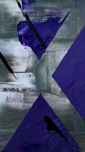 Preview wallpaper paint, canvas, geometric, abstraction, gray, purple