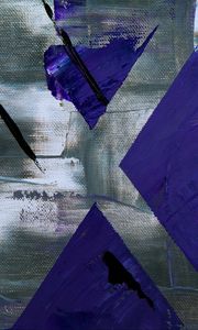 Preview wallpaper paint, canvas, geometric, abstraction, gray, purple