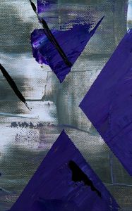 Preview wallpaper paint, canvas, geometric, abstraction, gray, purple