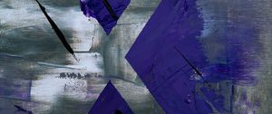 Preview wallpaper paint, canvas, geometric, abstraction, gray, purple