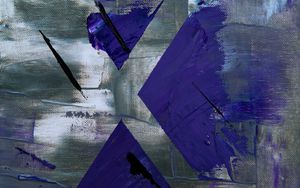Preview wallpaper paint, canvas, geometric, abstraction, gray, purple