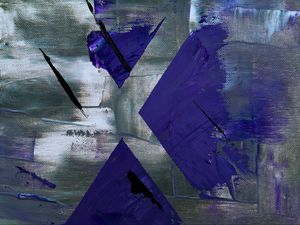 Preview wallpaper paint, canvas, geometric, abstraction, gray, purple