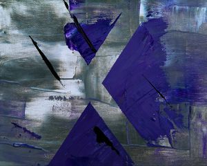 Preview wallpaper paint, canvas, geometric, abstraction, gray, purple