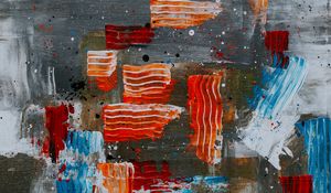 Preview wallpaper paint, canvas, lines, stripes, abstract