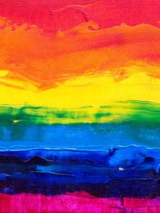 Preview wallpaper paint, canvas, rainbow, stripes, lines, bright