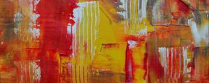 Preview wallpaper paint, canvas, red, yellow, lines