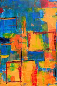 Preview wallpaper paint, canvas, stains, multicolored