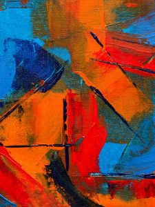 Preview wallpaper paint, canvas, stains, lines, stripes, colorful