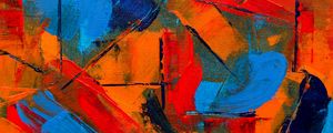 Preview wallpaper paint, canvas, stains, lines, stripes, colorful