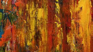 Preview wallpaper paint, canvas, stains, yellow, red
