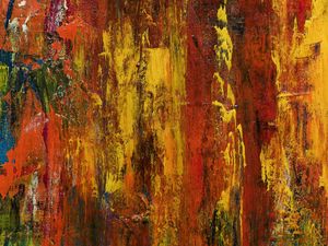 Preview wallpaper paint, canvas, stains, yellow, red