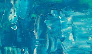 Preview wallpaper paint, canvas, strokes, texture, blue, abstraction, modern art