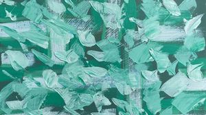 Preview wallpaper paint, canvas, strokes, mint, abstraction