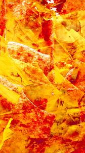 Preview wallpaper paint, canvas, strokes, yellow, red