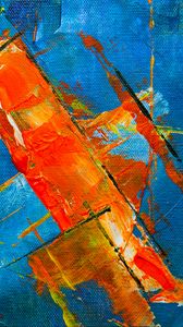 Preview wallpaper paint, canvas, strokes, abstraction, bright
