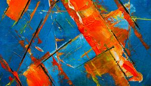 Preview wallpaper paint, canvas, strokes, abstraction, bright