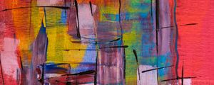 Preview wallpaper paint, canvas, strokes, abstraction, modern, art