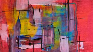 Preview wallpaper paint, canvas, strokes, abstraction, modern, art