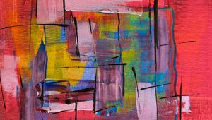 Preview wallpaper paint, canvas, strokes, abstraction, modern, art