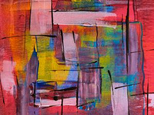 Preview wallpaper paint, canvas, strokes, abstraction, modern, art