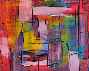 Preview wallpaper paint, canvas, strokes, abstraction, modern, art