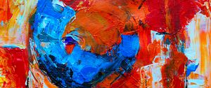 Preview wallpaper paint, canvas, strokes, abstraction, multi-colored