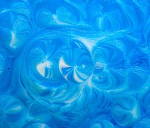 Preview wallpaper paint, circles, liquid, blue