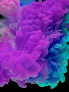 Preview wallpaper paint, clot, purple, blue