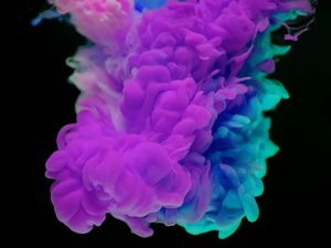 Preview wallpaper paint, clot, purple, blue