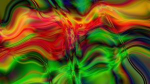 Preview wallpaper paint, colorful, abstraction, liquid