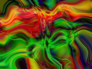 Preview wallpaper paint, colorful, abstraction, liquid