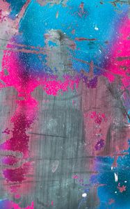 Preview wallpaper paint, colorful, scratched, modern art, abstraction
