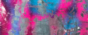 Preview wallpaper paint, colorful, scratched, modern art, abstraction