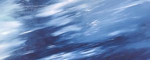 Preview wallpaper paint, distortion, canvas, blue