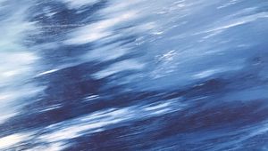 Preview wallpaper paint, distortion, canvas, blue