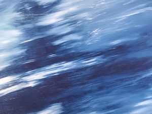 Preview wallpaper paint, distortion, canvas, blue
