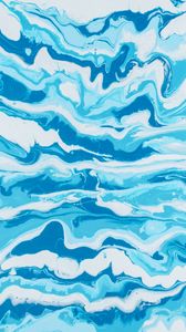 Preview wallpaper paint, distortion, liquid, stains, blue