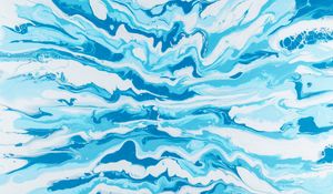 Preview wallpaper paint, distortion, liquid, stains, blue