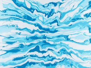 Preview wallpaper paint, distortion, liquid, stains, blue
