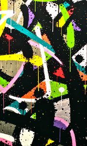 Preview wallpaper paint, dots, lines, abstraction, bright