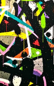 Preview wallpaper paint, dots, lines, abstraction, bright