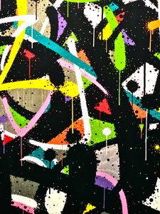 Preview wallpaper paint, dots, lines, abstraction, bright