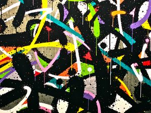 Preview wallpaper paint, dots, lines, abstraction, bright