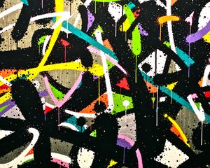Preview wallpaper paint, dots, lines, abstraction, bright