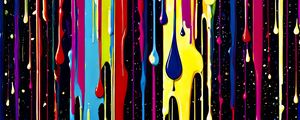 Preview wallpaper paint, drops, bright, colorful, art