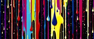 Preview wallpaper paint, drops, bright, colorful, art